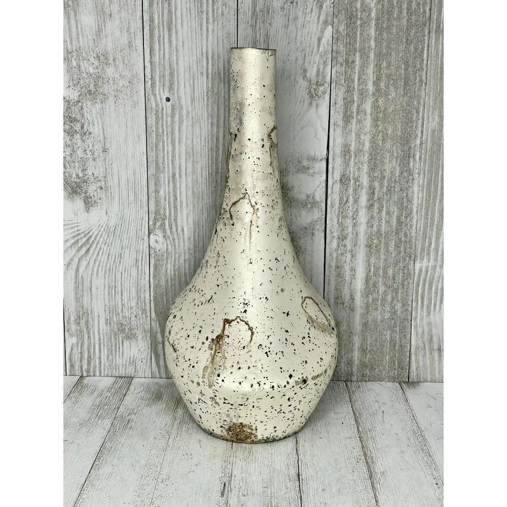 Funky Birch Wood Glass Bud Vases Set of 2
